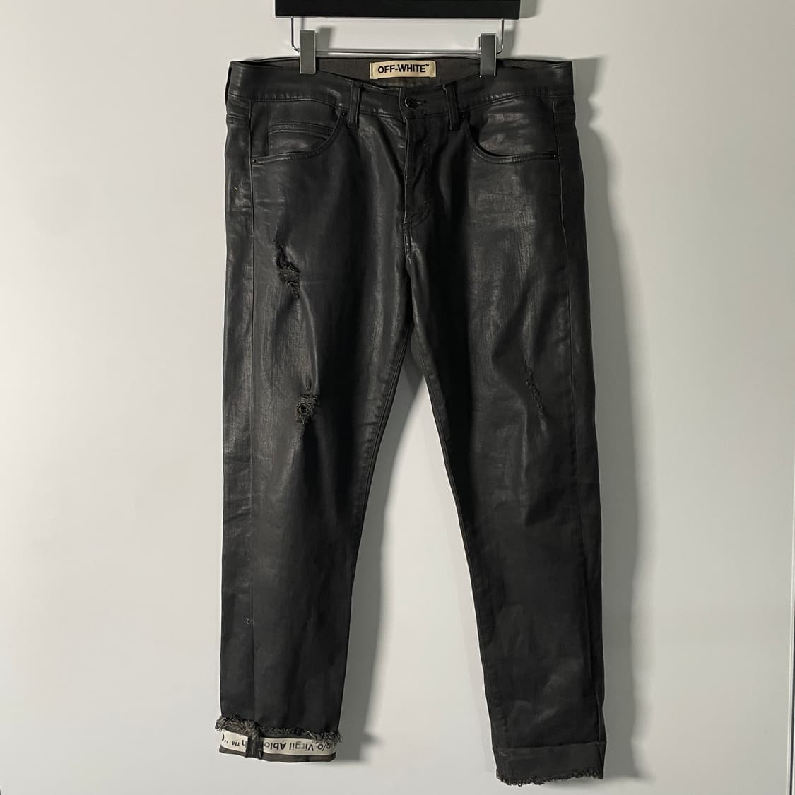 오프화이트 디스트 블랙 코팅진 (onp.72)   상품이미지3