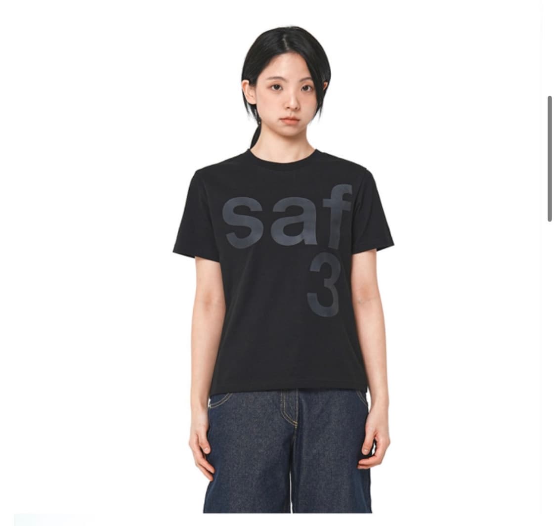 사파리스팟 1/2 베이직 사파리 티셔츠 블랙 상품이미지2
