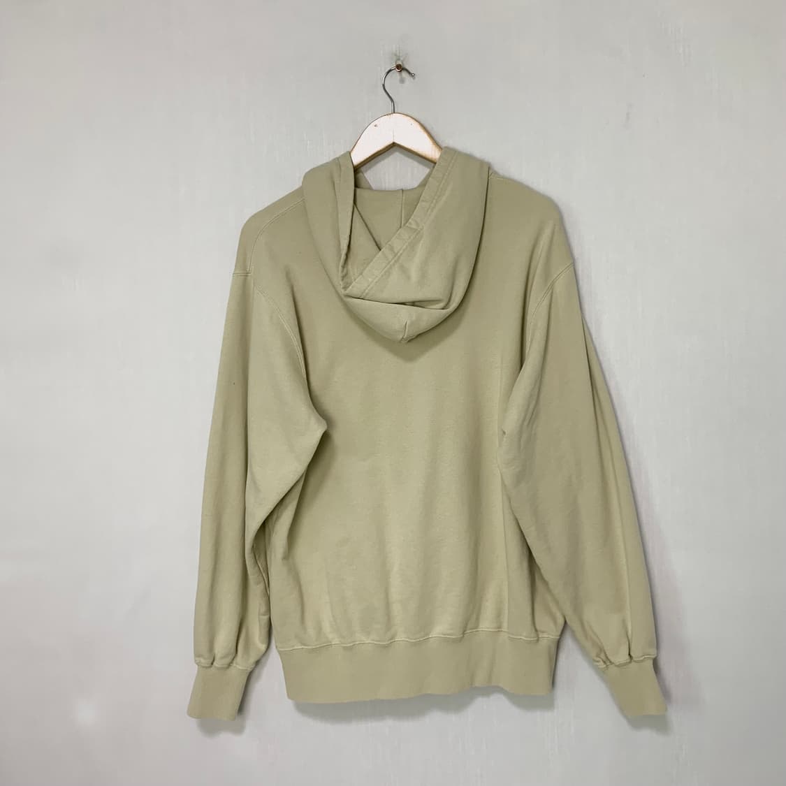 Lee 리 로고 베이직 후드티 올리브 아이보리 남녀공용 L 상품이미지4