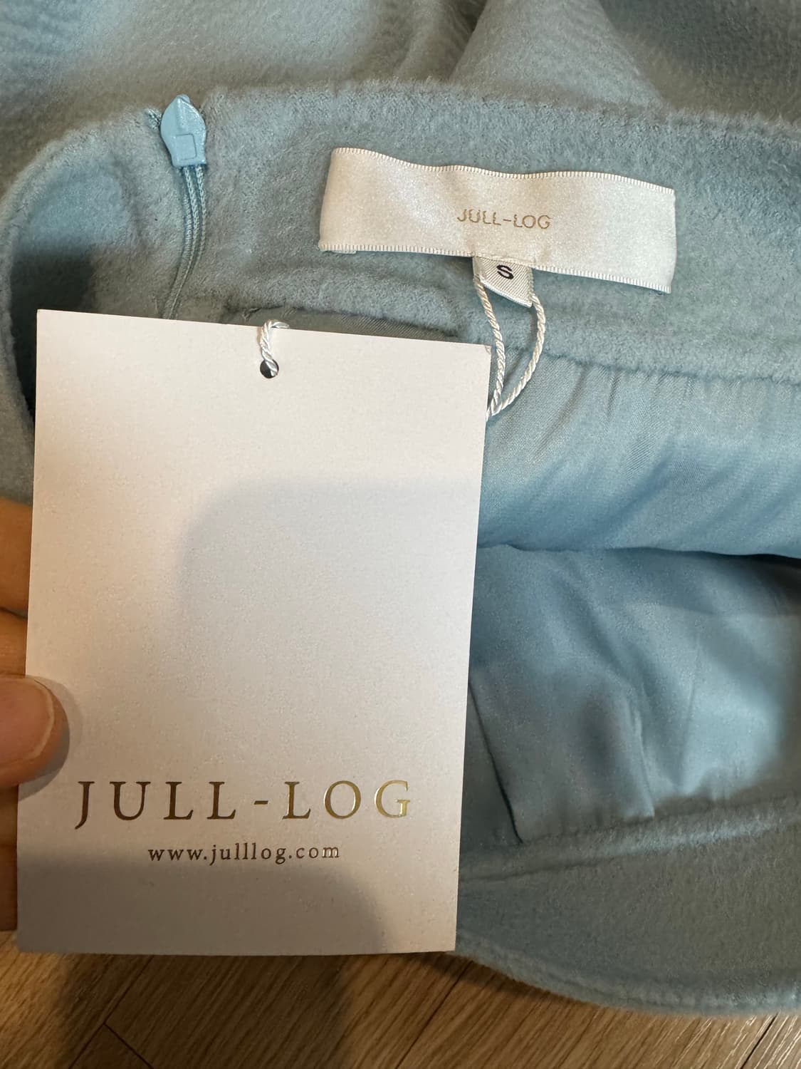 새상품 jull log 줄로그 울 캐시 스커트 상품이미지3