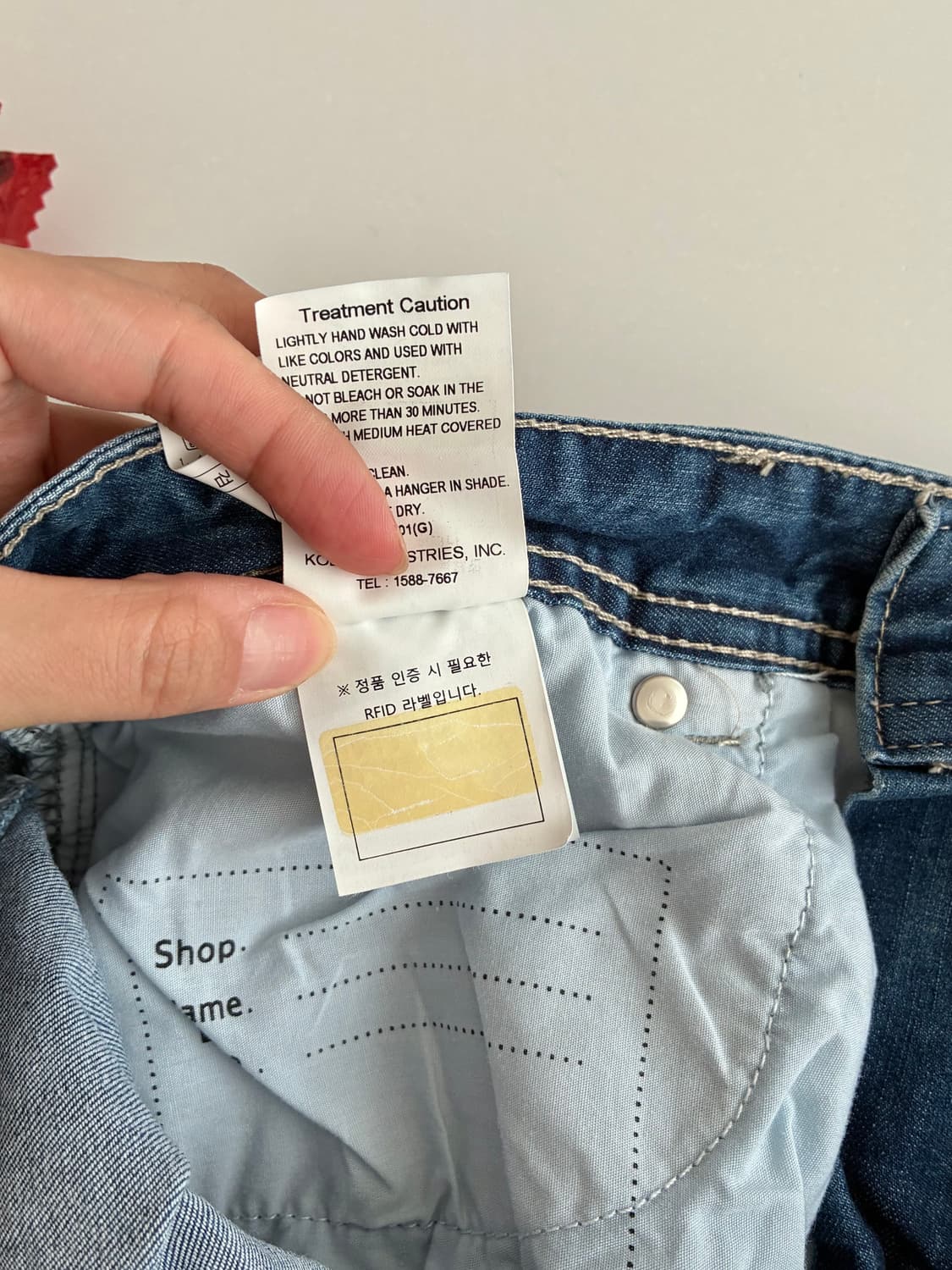 78-94) 코오롱 에피그램 데님 청바지 연청 상품이미지8