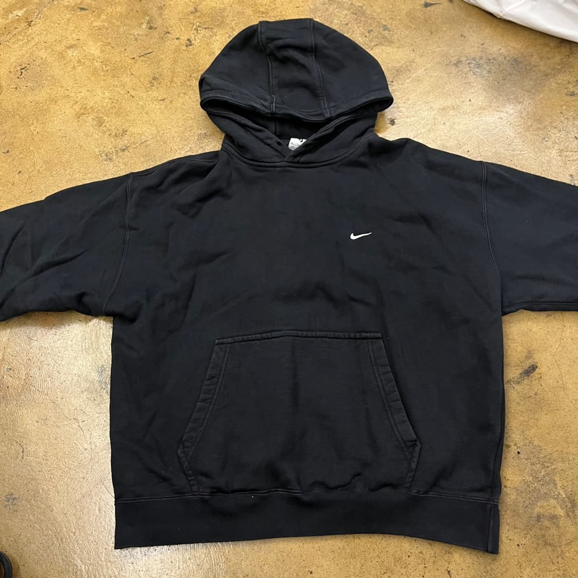 [정품/XXL] 나이키 스우시 블랙 후드티 nrg b16 상품이미지3