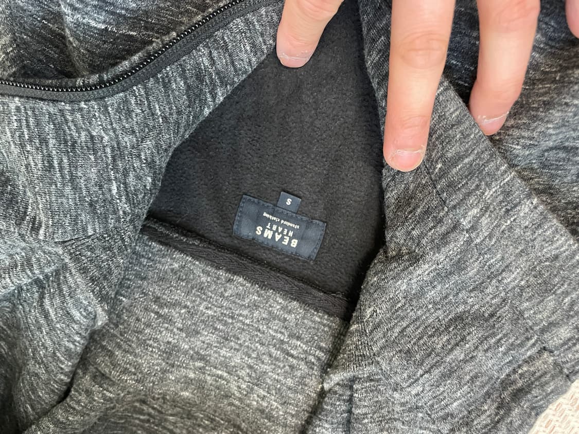 빔즈 안감 플리스 그레이 자켓  J04128 상품이미지4