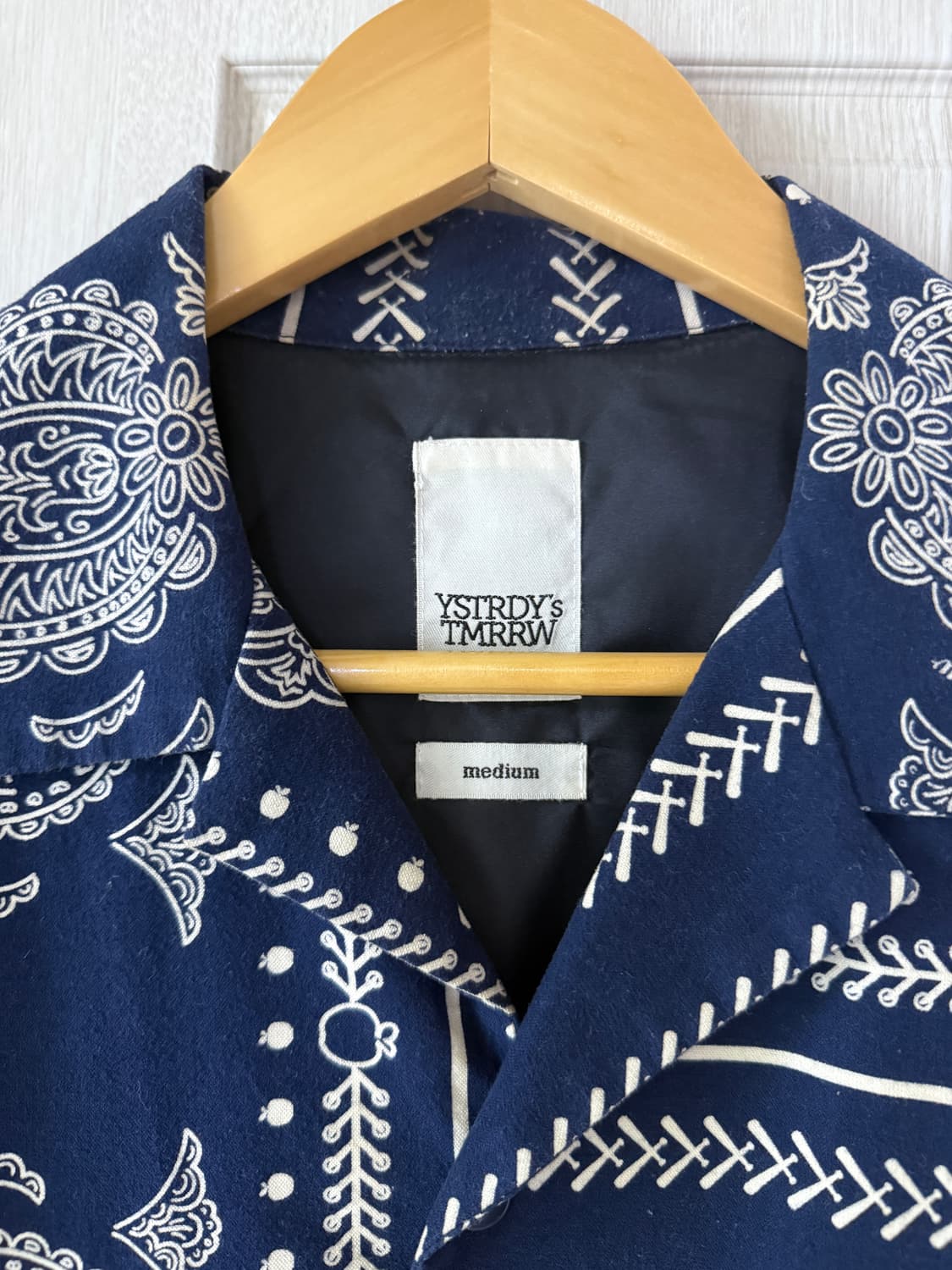 예스터데이스 투모로우 반다나 셔츠 m 상품이미지3