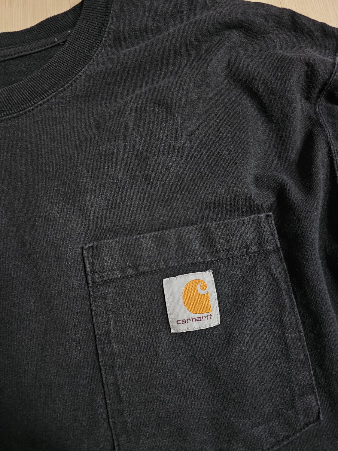 칼하트 포켓 롱슬리브 블랙 L 상품이미지3