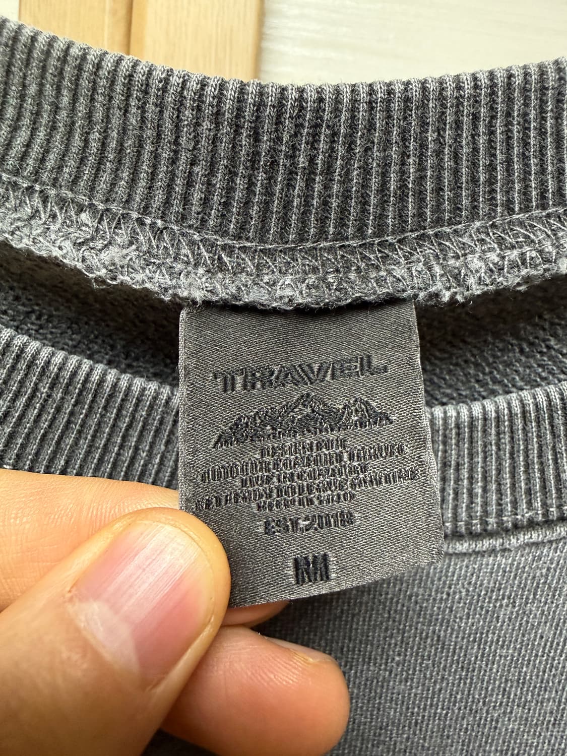 트래블 맨투맨 M 상품이미지3