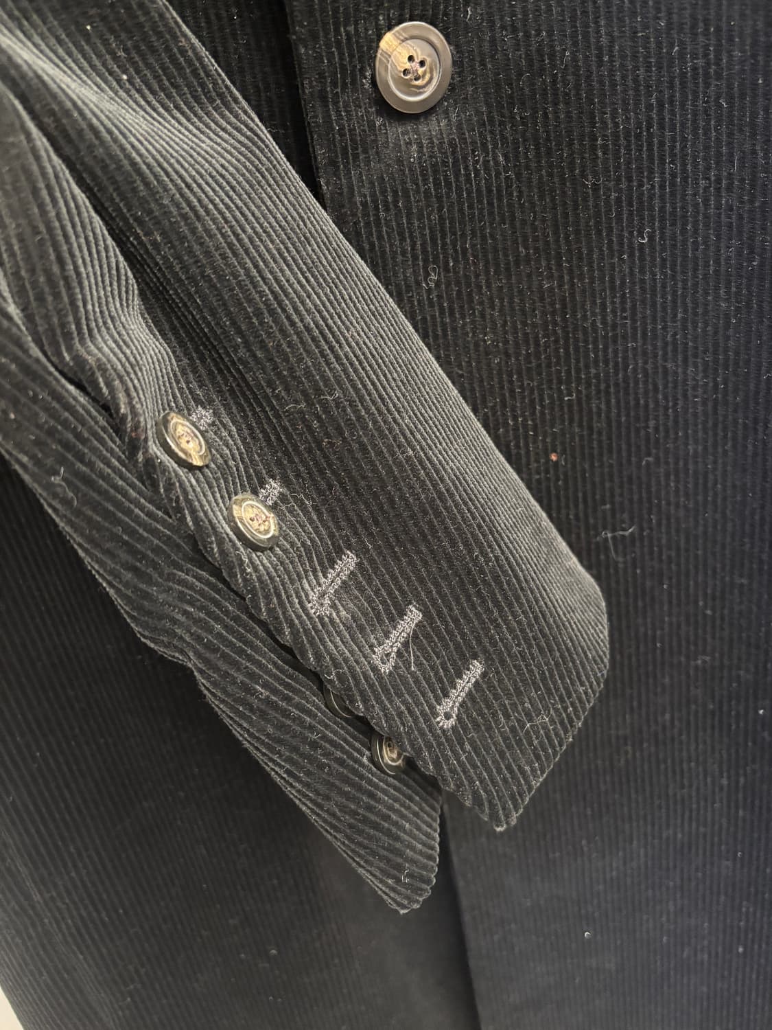 릭오웬스 코듀로이 싱글버튼 코트 perfoma F/W 20 상품이미지3