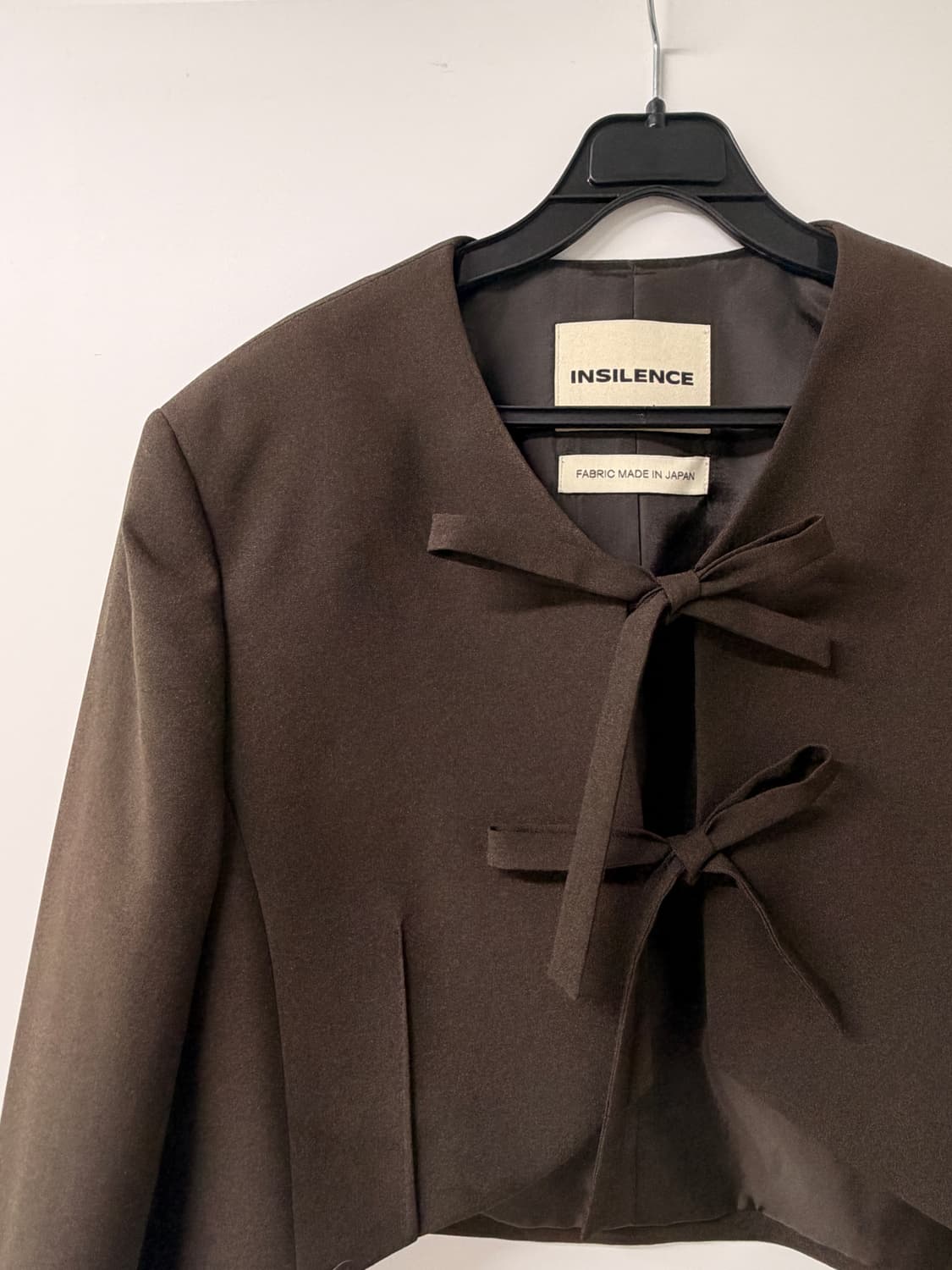 인사일런스 브라운 크롭 자켓  (새상품) 상품이미지2