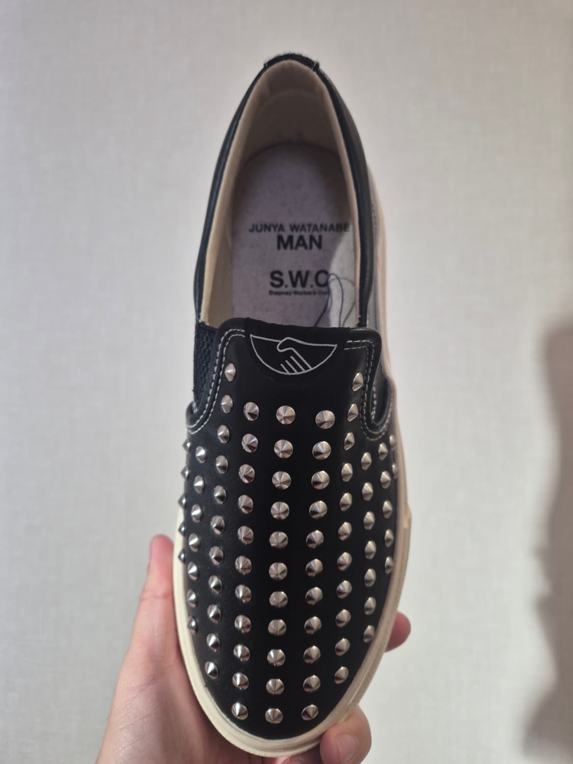 [새상품/260] 준야와타나베 x S.W.C 스터드 슬립온 상품이미지5
