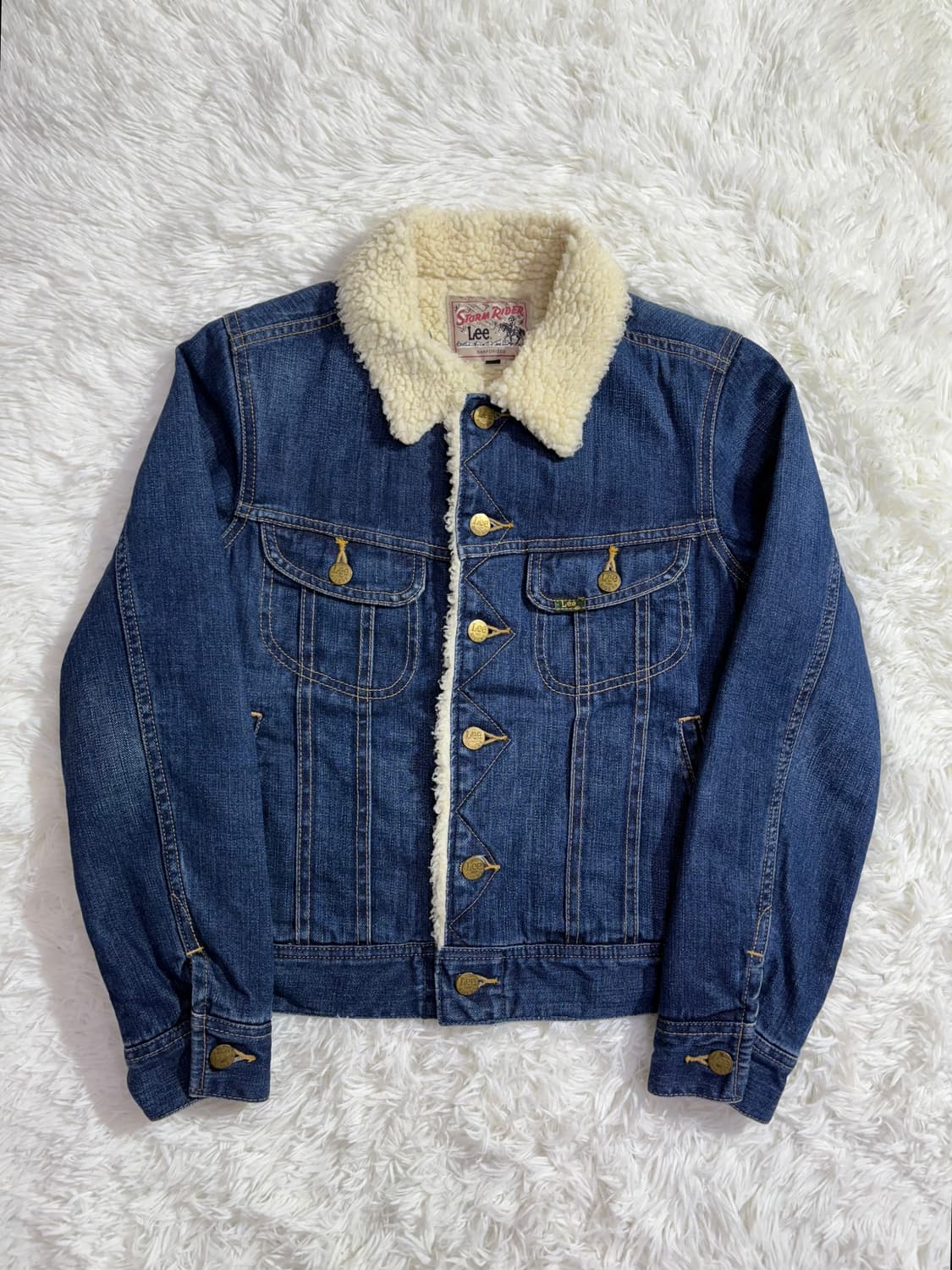 Lee 90’s JAPAN STORM RIDER 양털 데님 자켓 상품이미지3