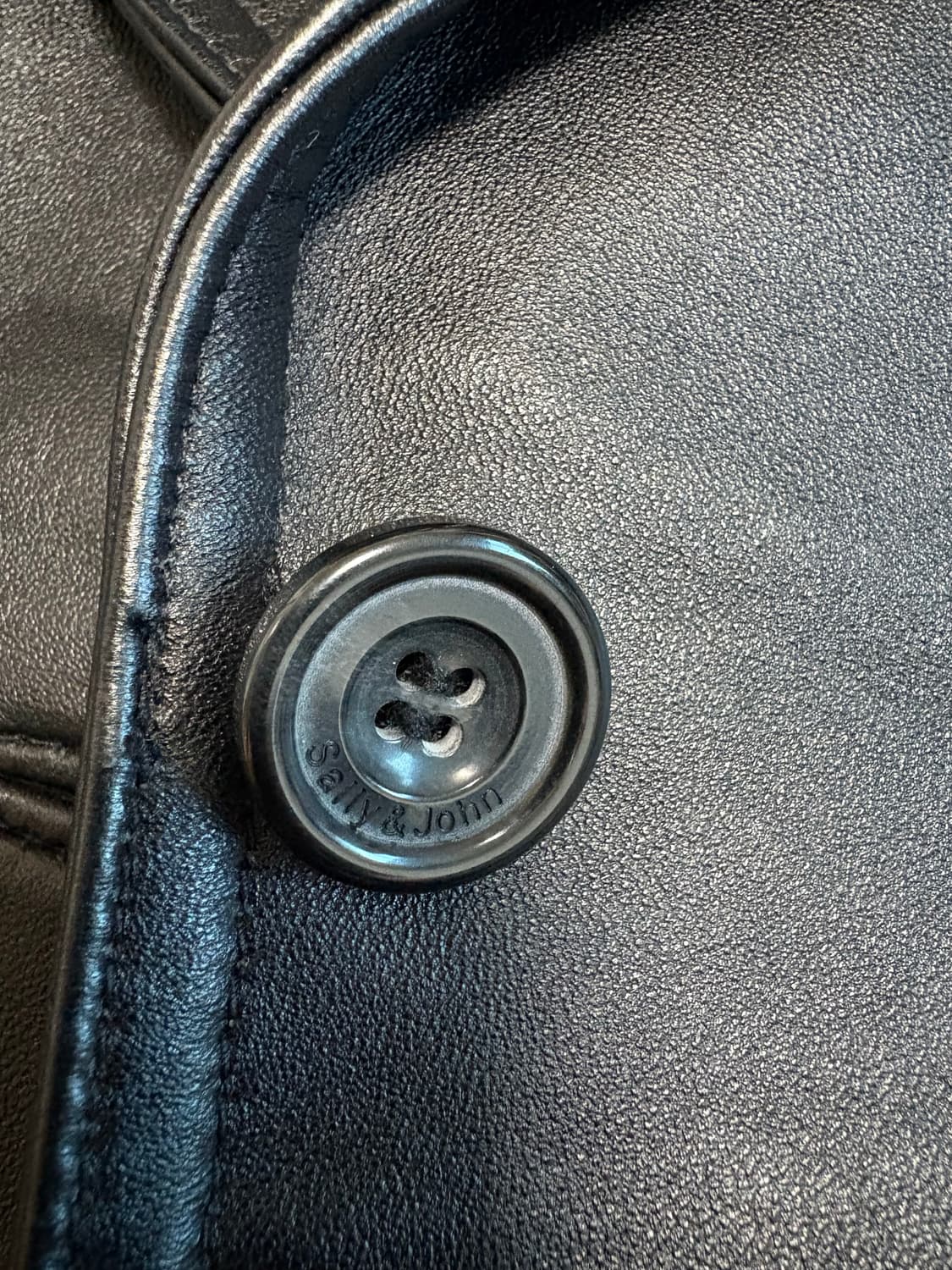 sally&john 램스킨 레더자켓 55사이즈 상품이미지4