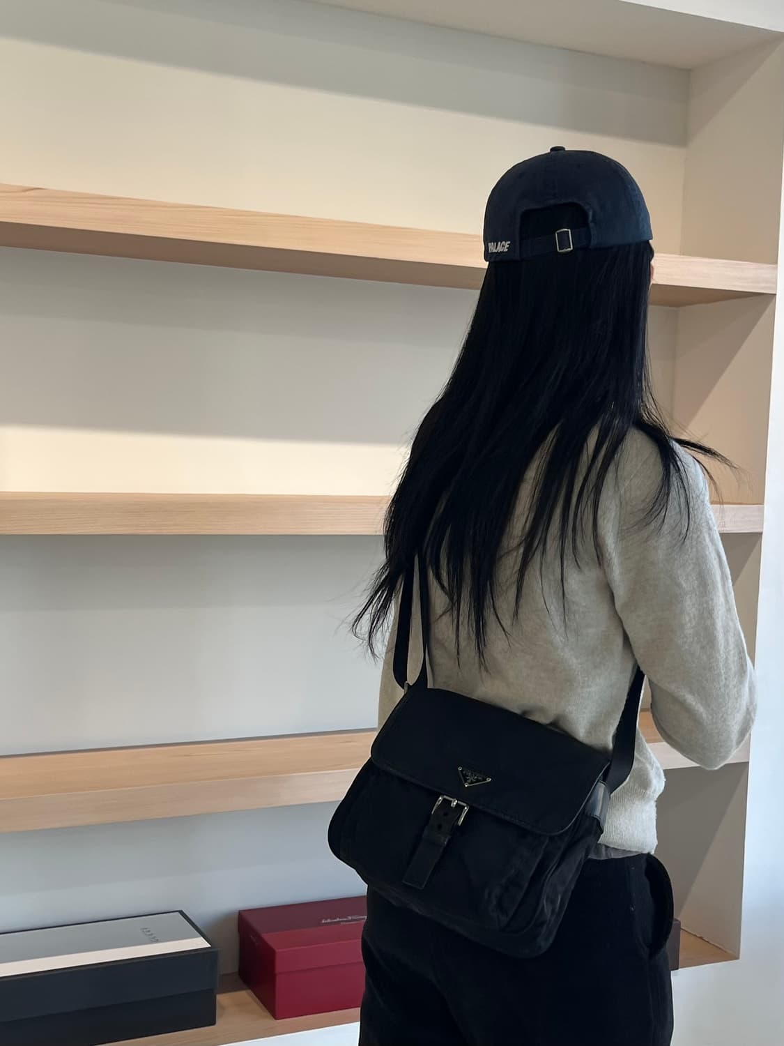 프라다 미니 메신저백 크로스백 주우재백 상품이미지2