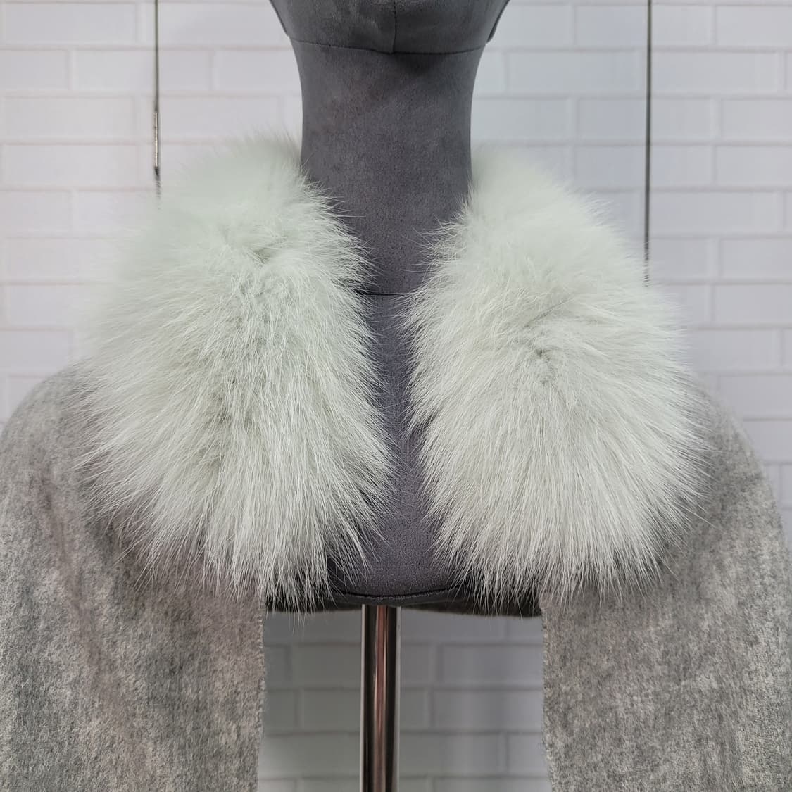 한섬 오즈세컨 폭스퍼 넥원머 머프러 목도리 스카프 프리 사이즈 상품이미지4