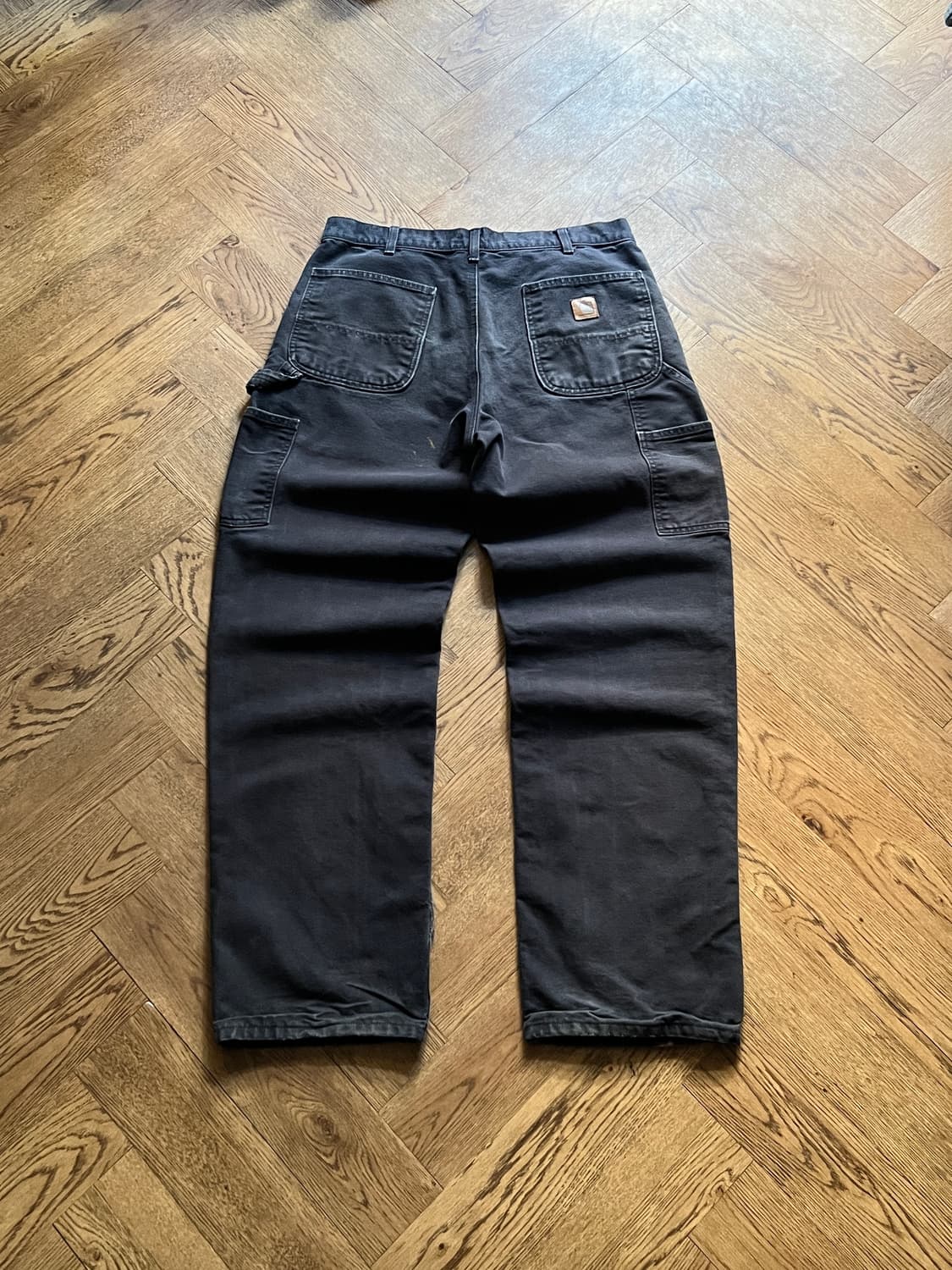 [34]칼하트 USA 빈티지 워싱 미드나잇 네이비 싱글니 카펜터 워크팬츠 상품이미지1