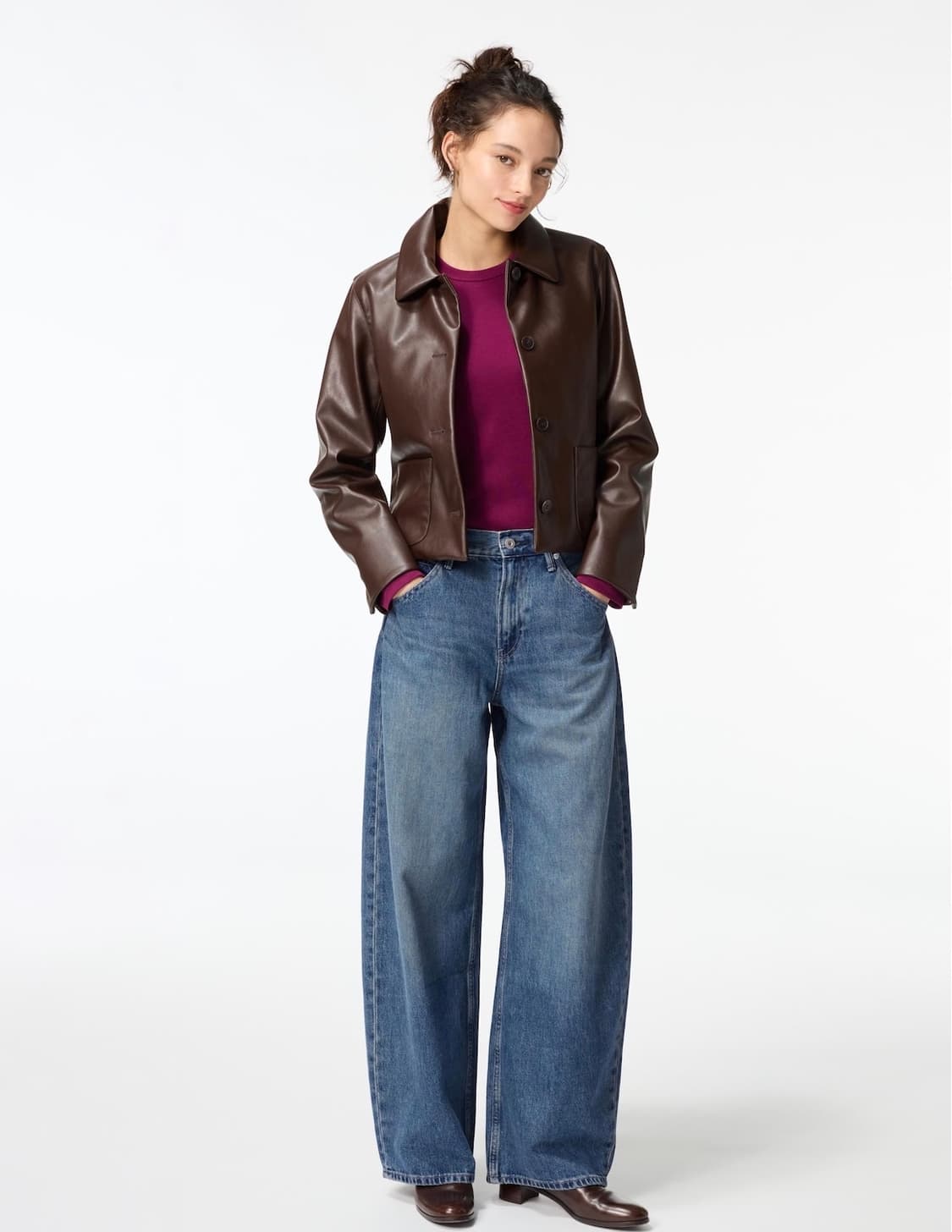 [27] 유니클로 배기커브진 상품이미지1