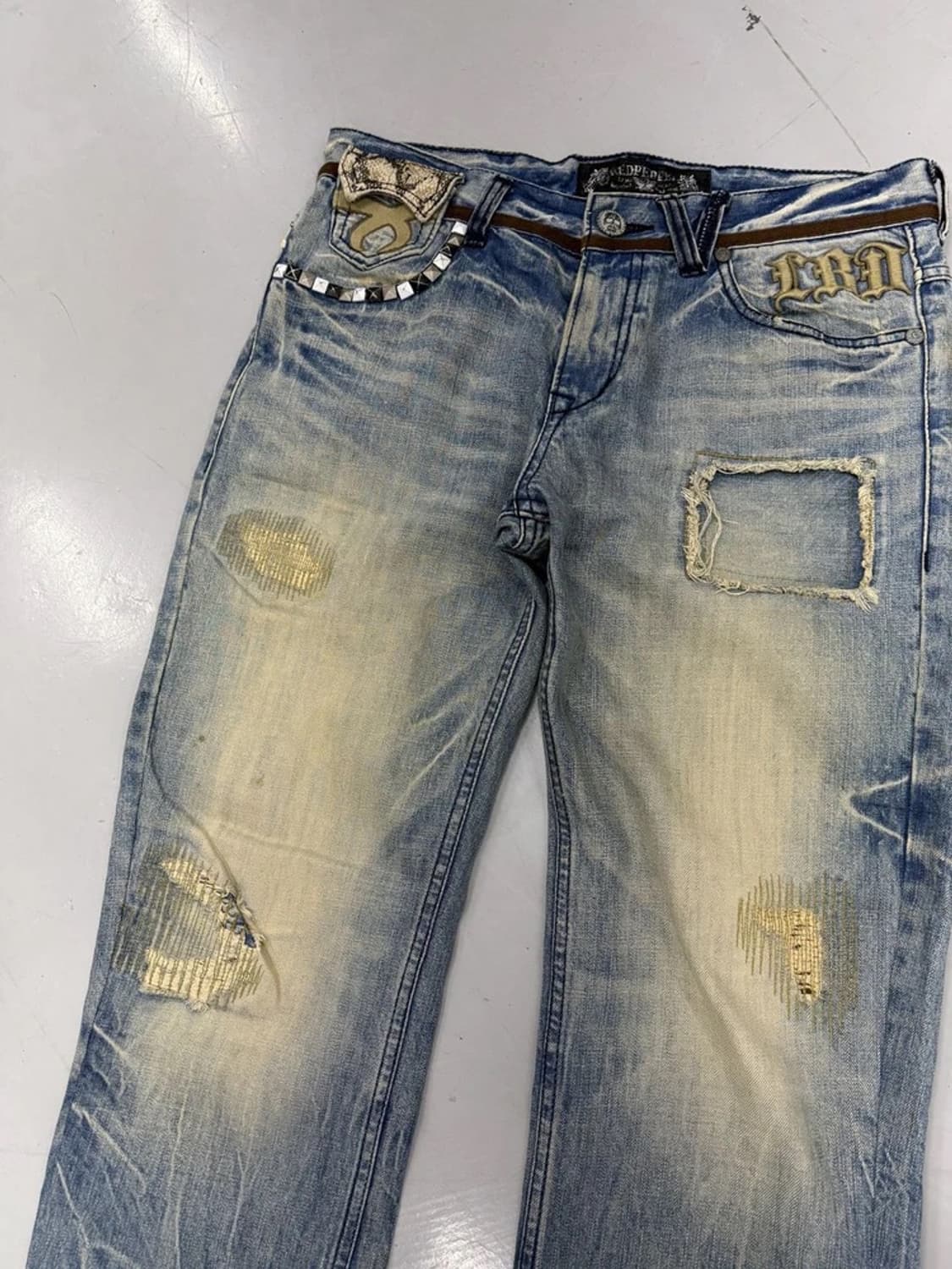 Red Pepper Jeans Y2K Embroidered Denim 상품이미지7