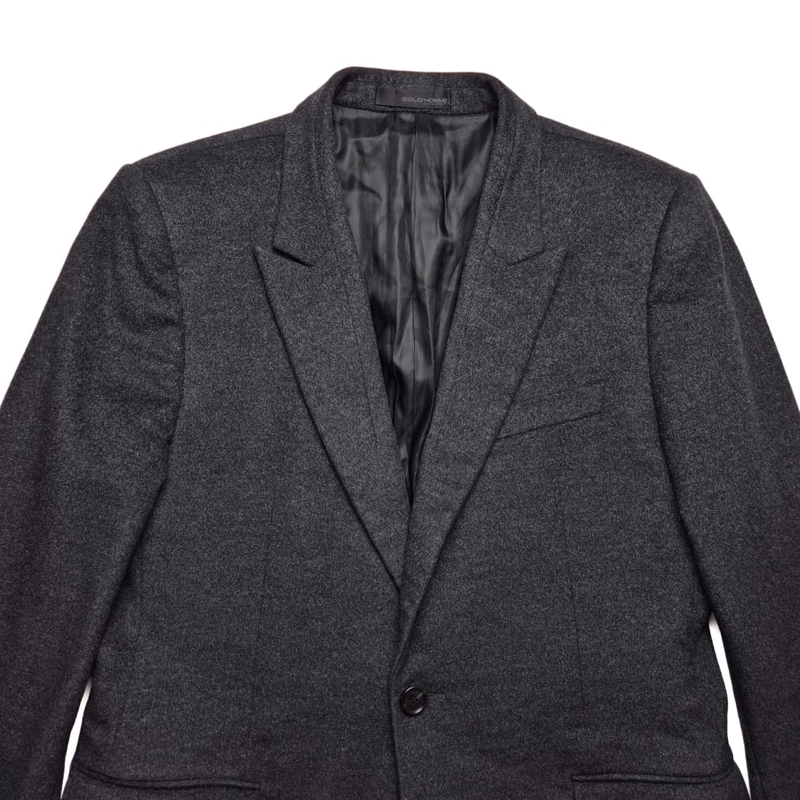 [L] 솔리드옴므 울캐시미어 싱글 코트 상품이미지3