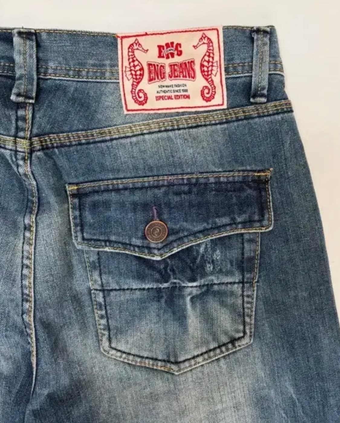 빈티지 와이드 데님팬츠 상품이미지1