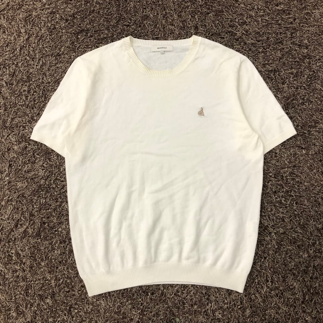 M 빈폴 신형 코튼 니트 반팔 티셔츠 상품이미지1