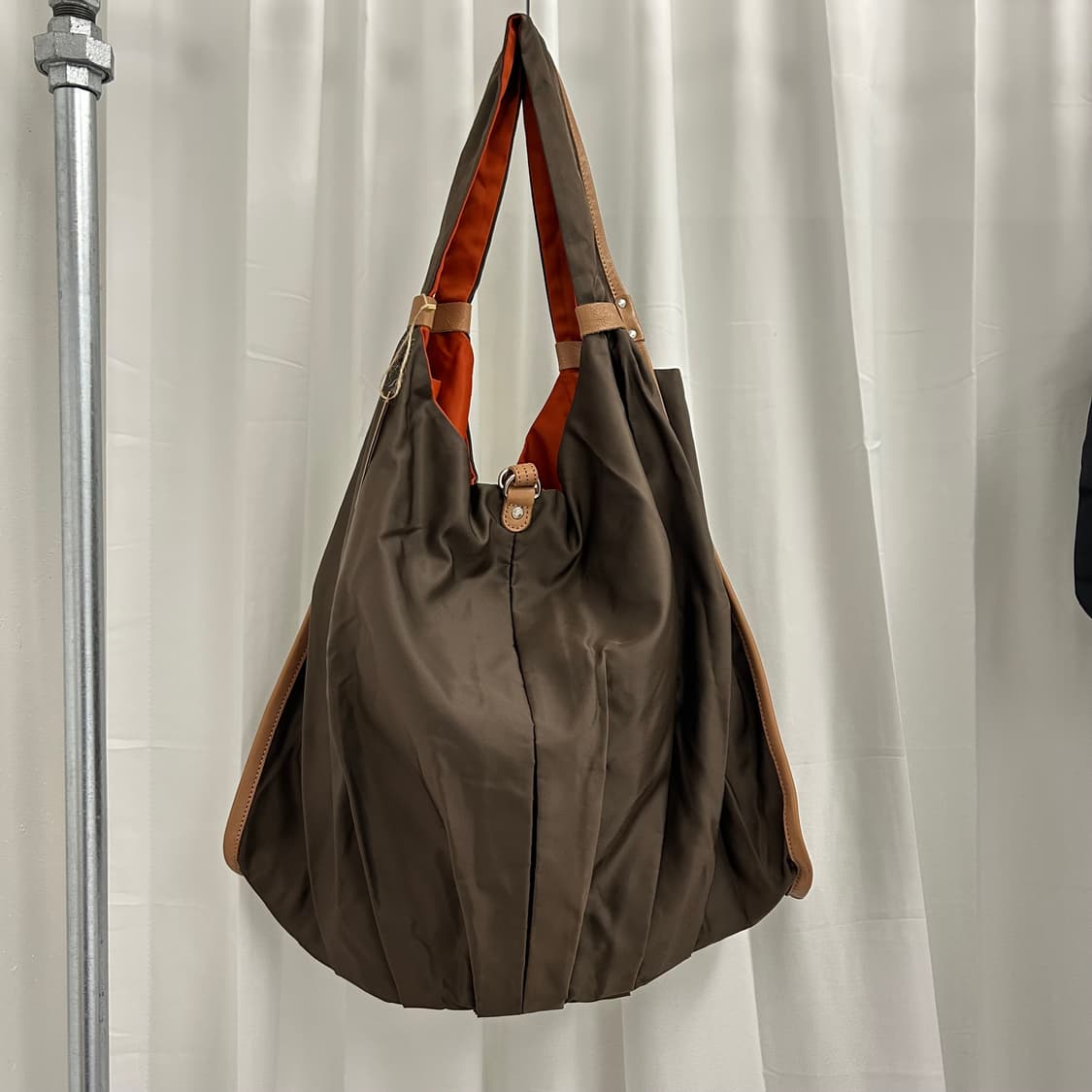 요지 야마모토 YSACCS 레더 나일론 스트랩 백 상품이미지2