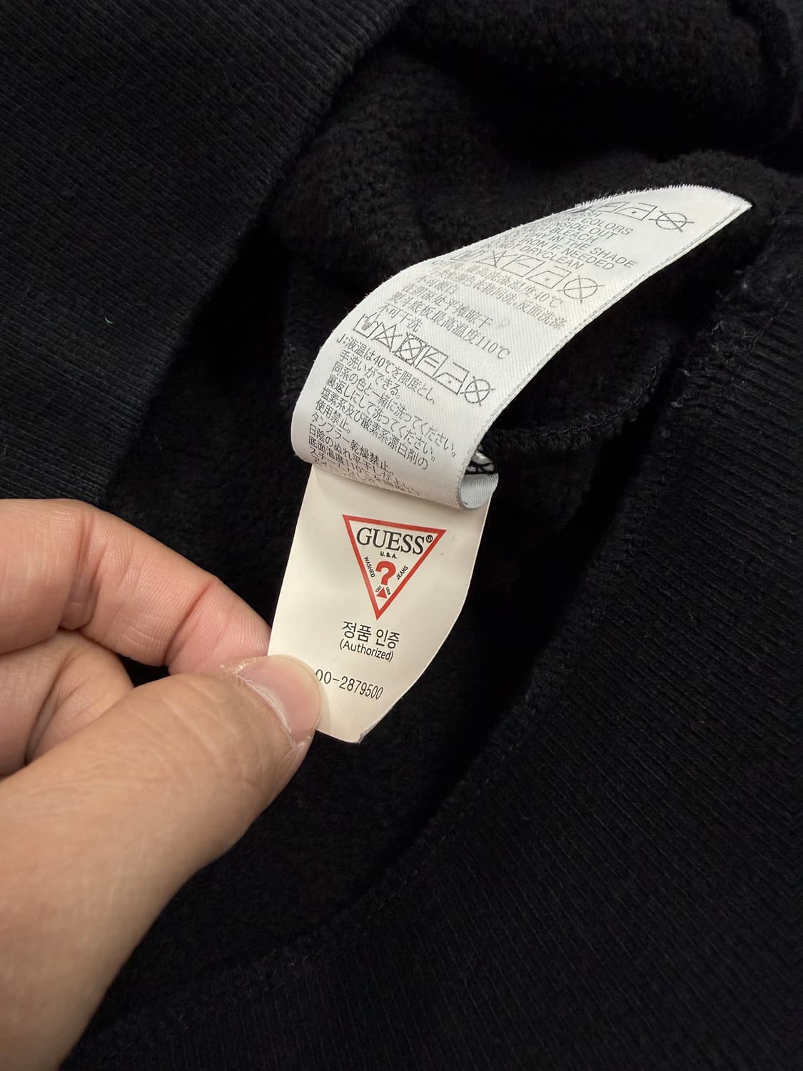 게스 입체로고 맨투맨 상품이미지4