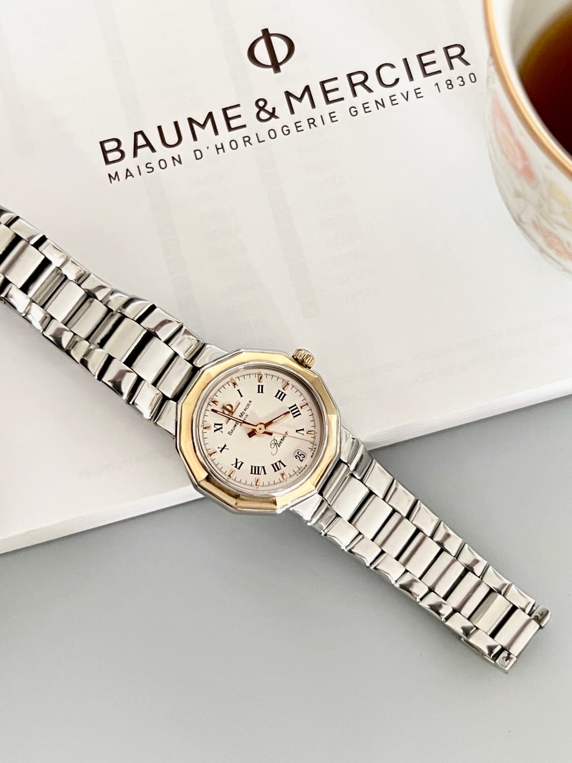 BAUME & MERCIER 보메 메르시에 리비에라 18k골드 콤비 시계 상품이미지1