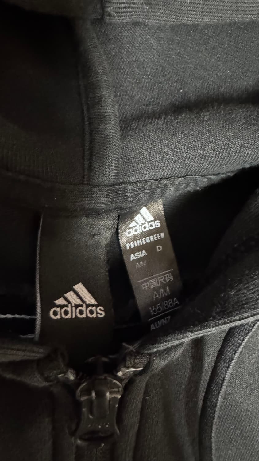 아디다스 여성 삼선 후드집업 S 블랙 상품이미지5