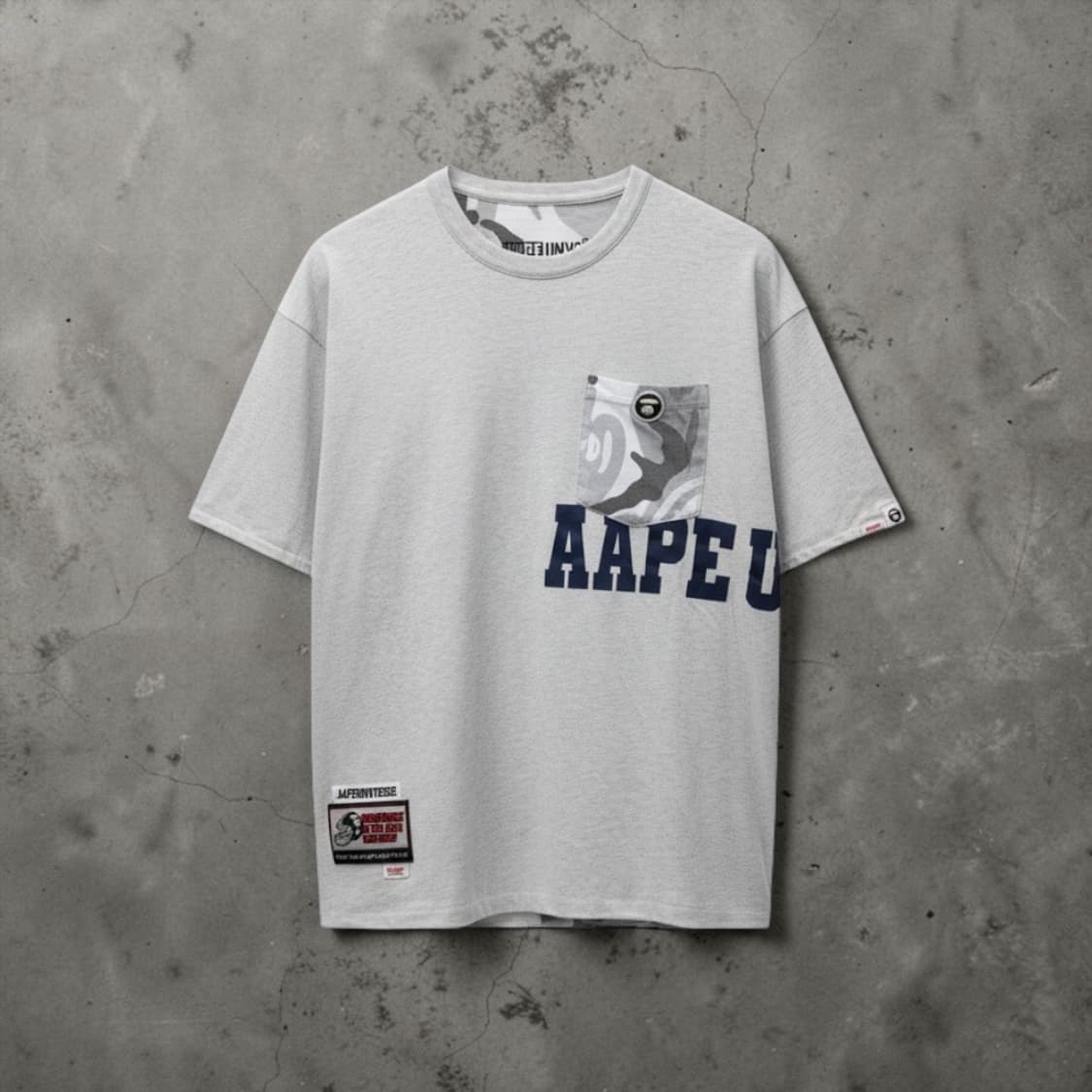 100~105/ 에이프 리버시블 라운드 반팔 상품이미지1