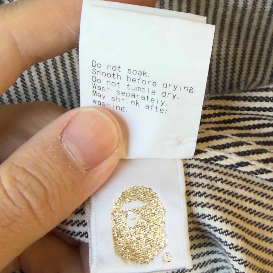 베이프 히코리 긴팔 셔츠 상품이미지8