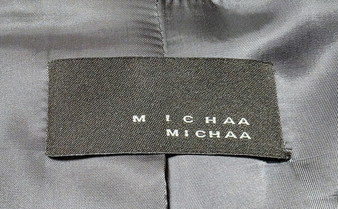 [미샤/정품] 앙고라 & 라마 혼방 하이넥 벨티드 코트 (차콜그레이) 상품이미지7