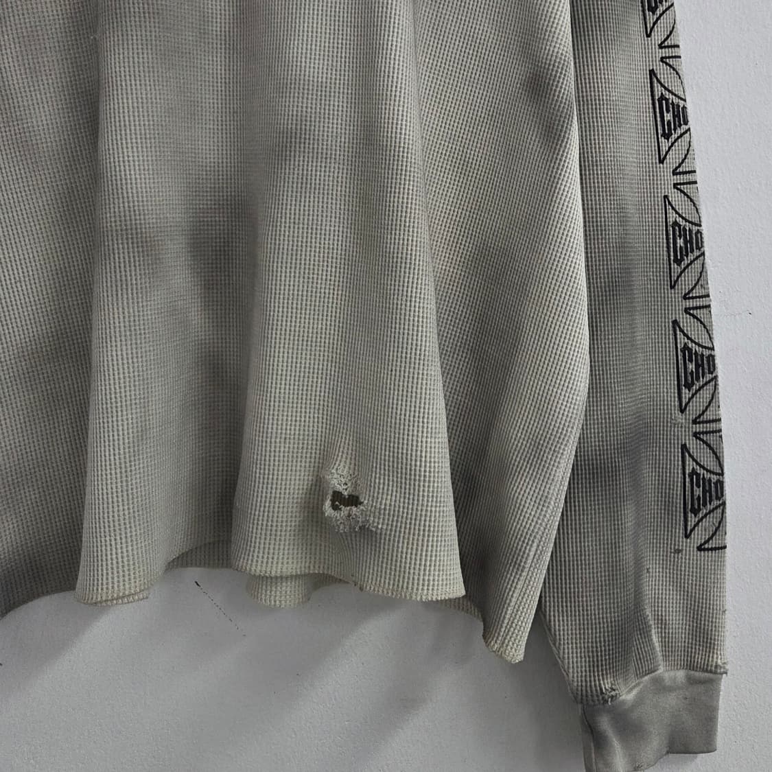 빈티지 와플 긴팔티셔츠 상품이미지4