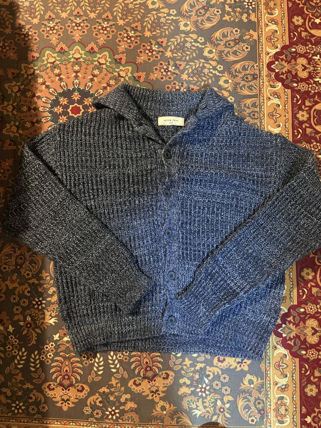 AFTER PRAY knit zip-up 상품이미지1