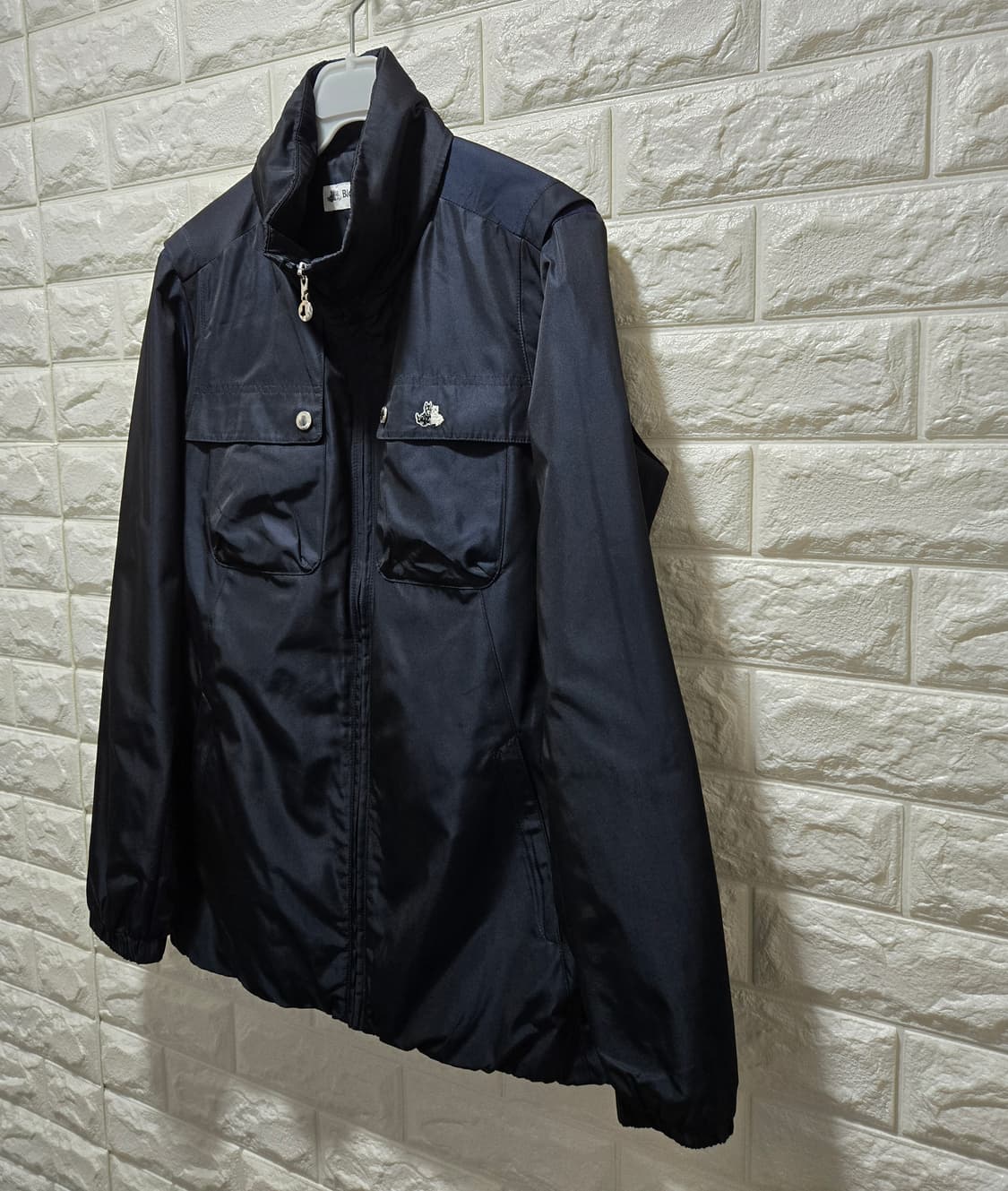 블랙앤화이트 바람막이 자켓 95 상품이미지4