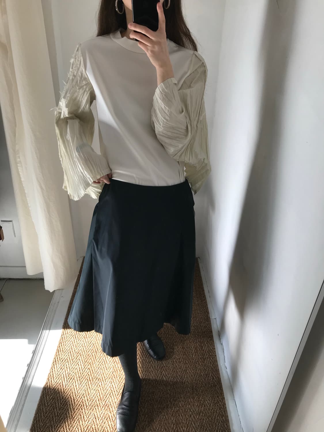 pleats detail long sleeves 상품이미지7