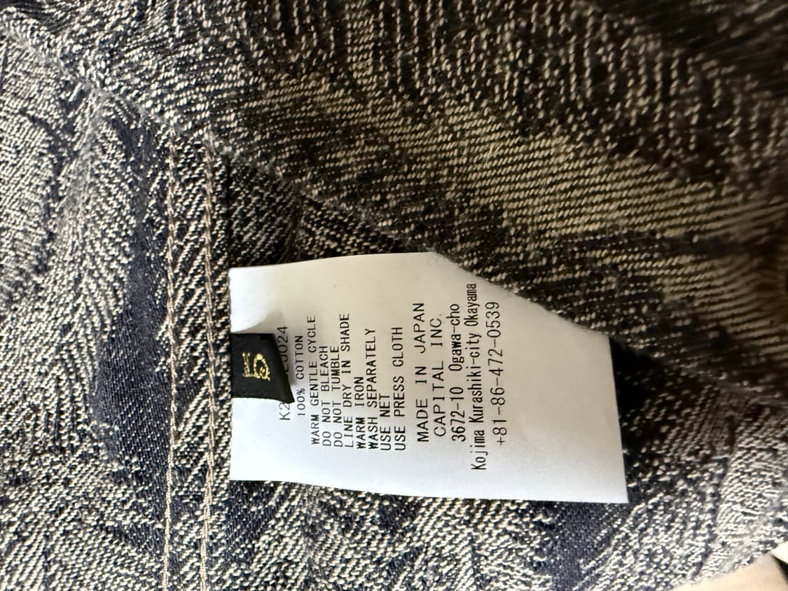 캐피탈 패더자켓 5사이즈 블랙베이지K2503LJ024 상품이미지5