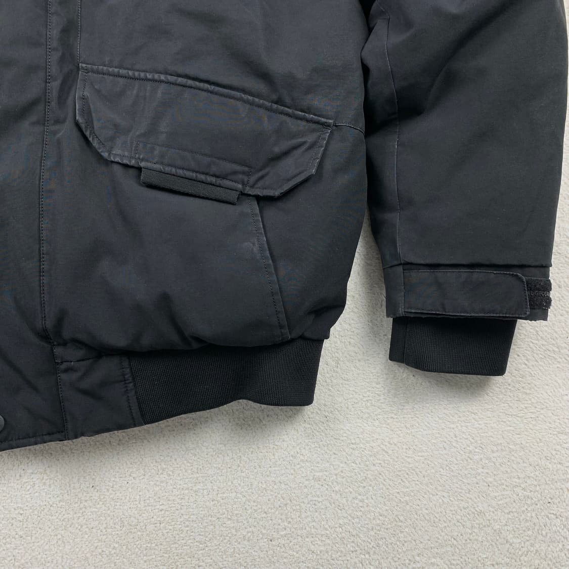 내셔널지오그래픽 타루가 덕다운 패딩 봄버 자켓 블랙 상품이미지5