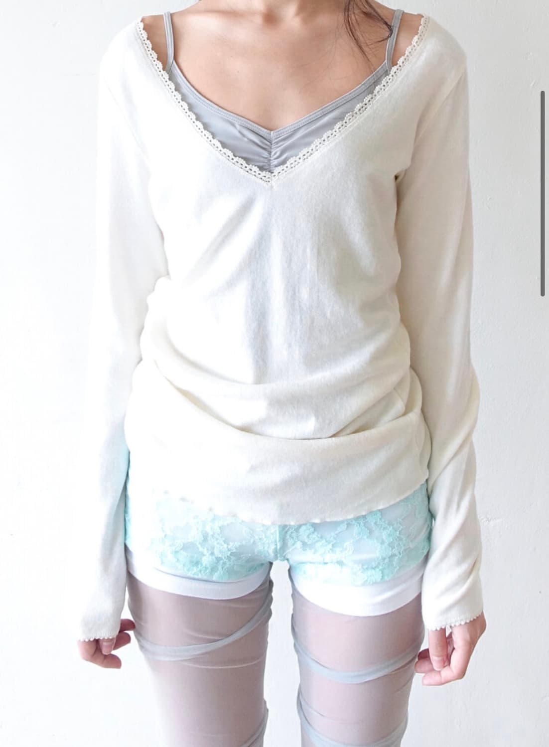 새상품) iris long top (cream) 상품이미지1