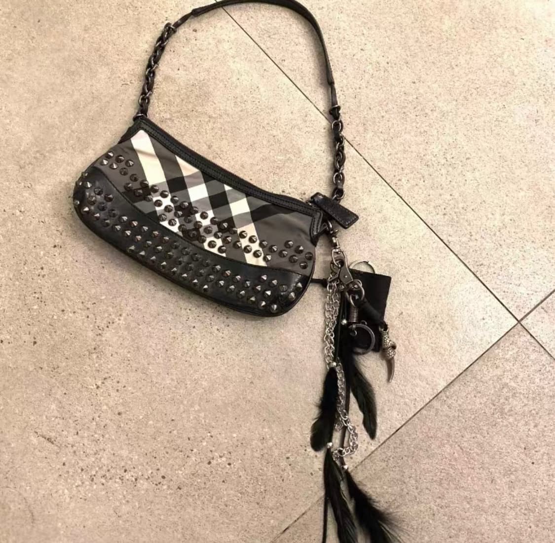 Gothic punk v-kei feather metal charm 상품이미지5