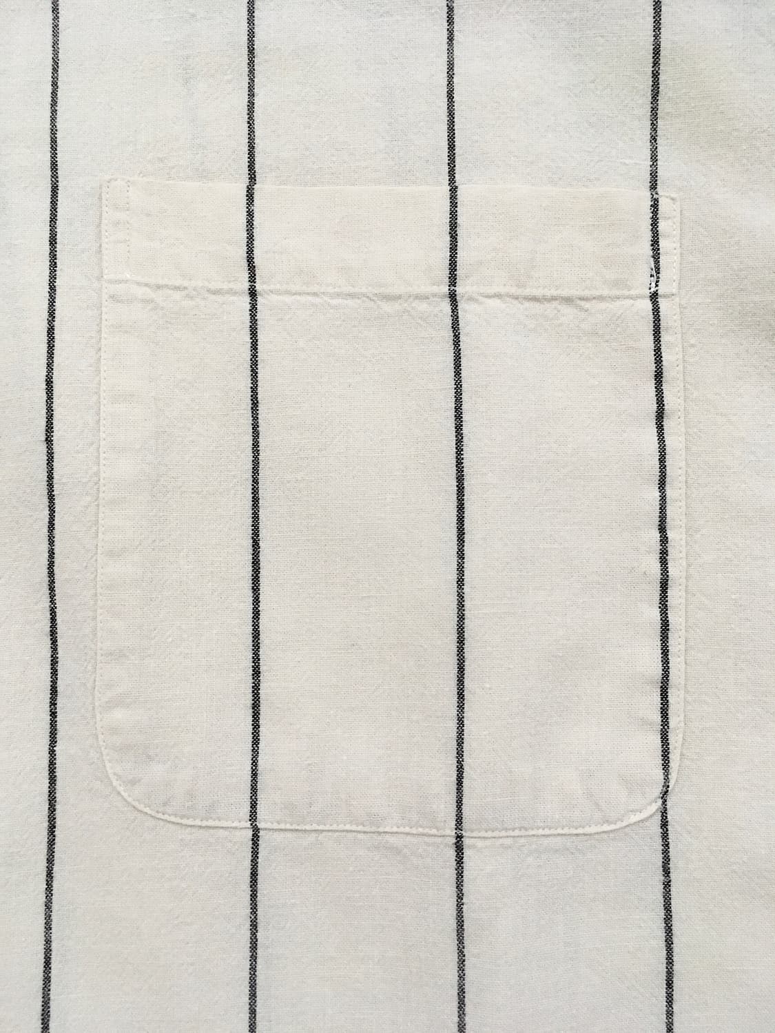 90s linen blended stripe B.U shirts 상품이미지1