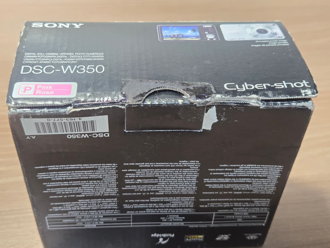 소니 디카 DSC-W350 핑크 민트급 박스셋 상품이미지10