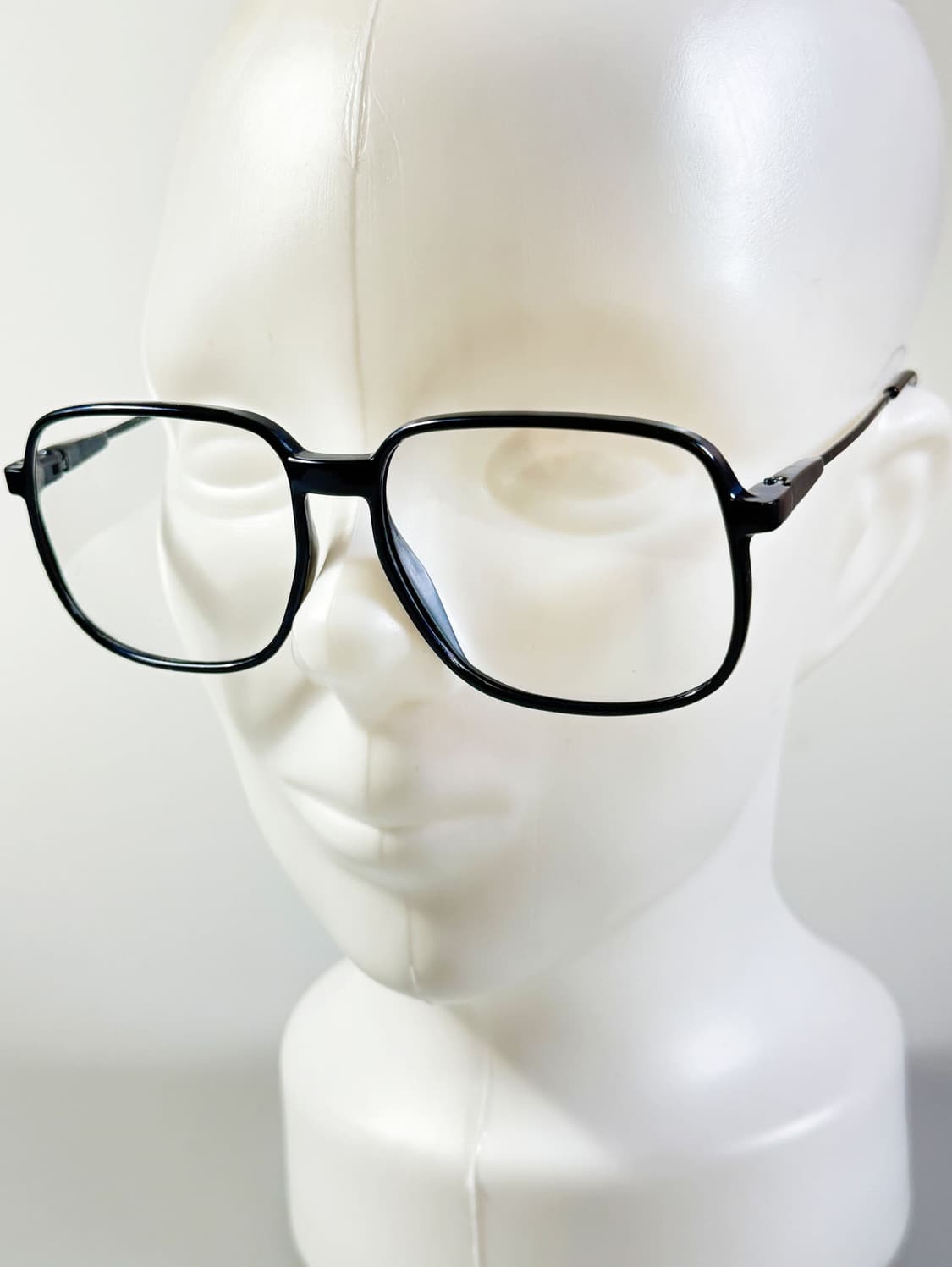 80s ALAN 블루 뿔테 레트로 스퀘어 빈티지 안경 상품이미지9