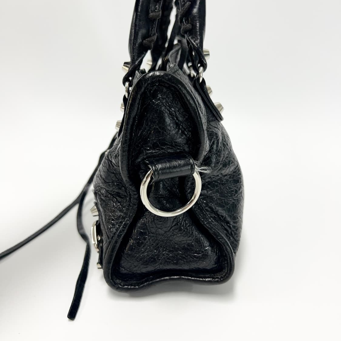 발렌시아가 르 시티 백 미니 블랙 상품이미지5