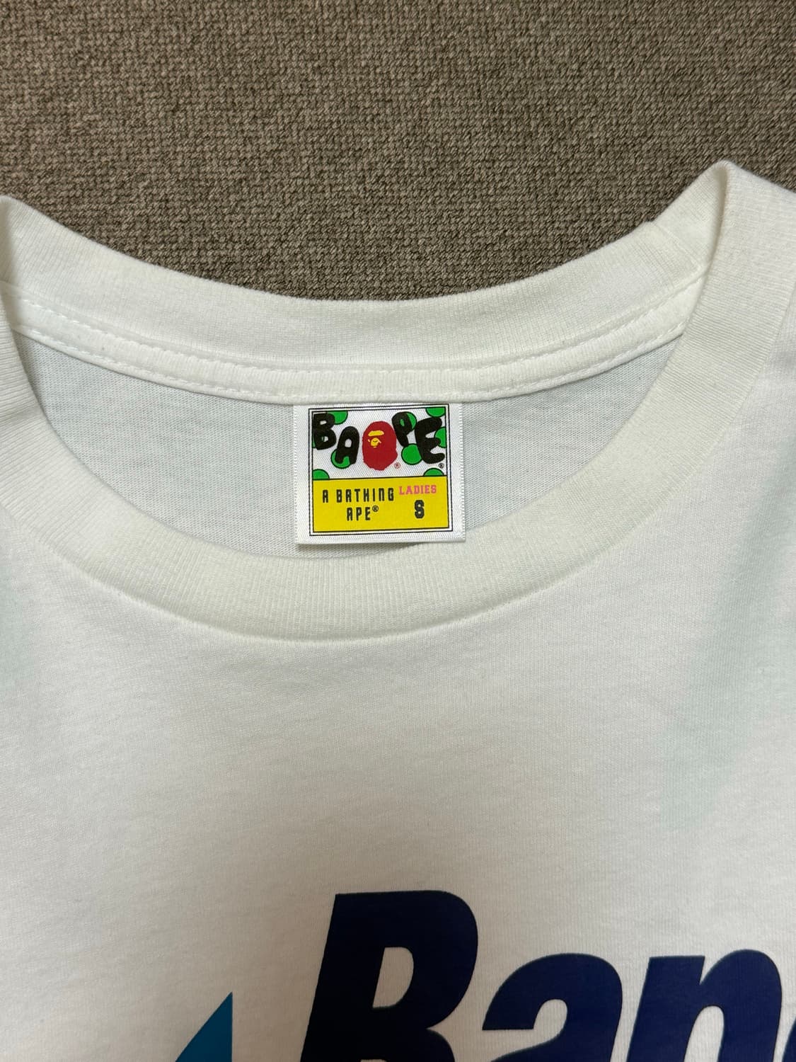 Bape 베이프 반팔 티셔츠 화이트 상품이미지3