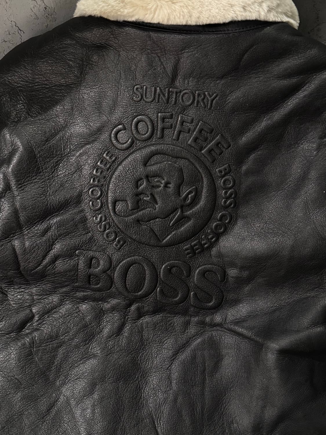 산토리 보스 커피 소가죽 B-3 무스탕  상품이미지4