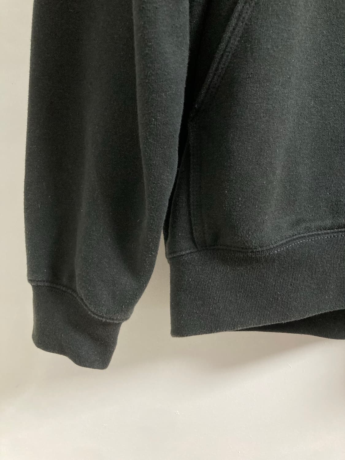 칼하트 빈티지 블랙 루즈핏 기모 후드 상품이미지3