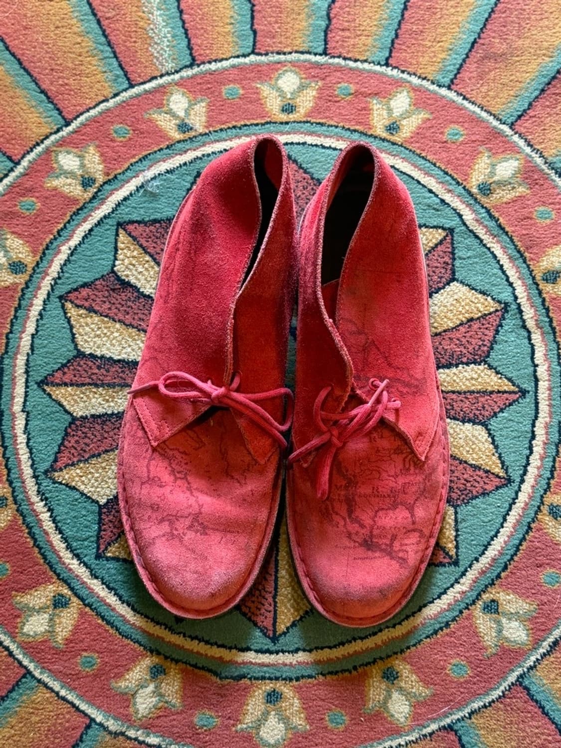 Clarks Originals x Supreme 데저트 맵 부츠 레드 스 상품이미지2