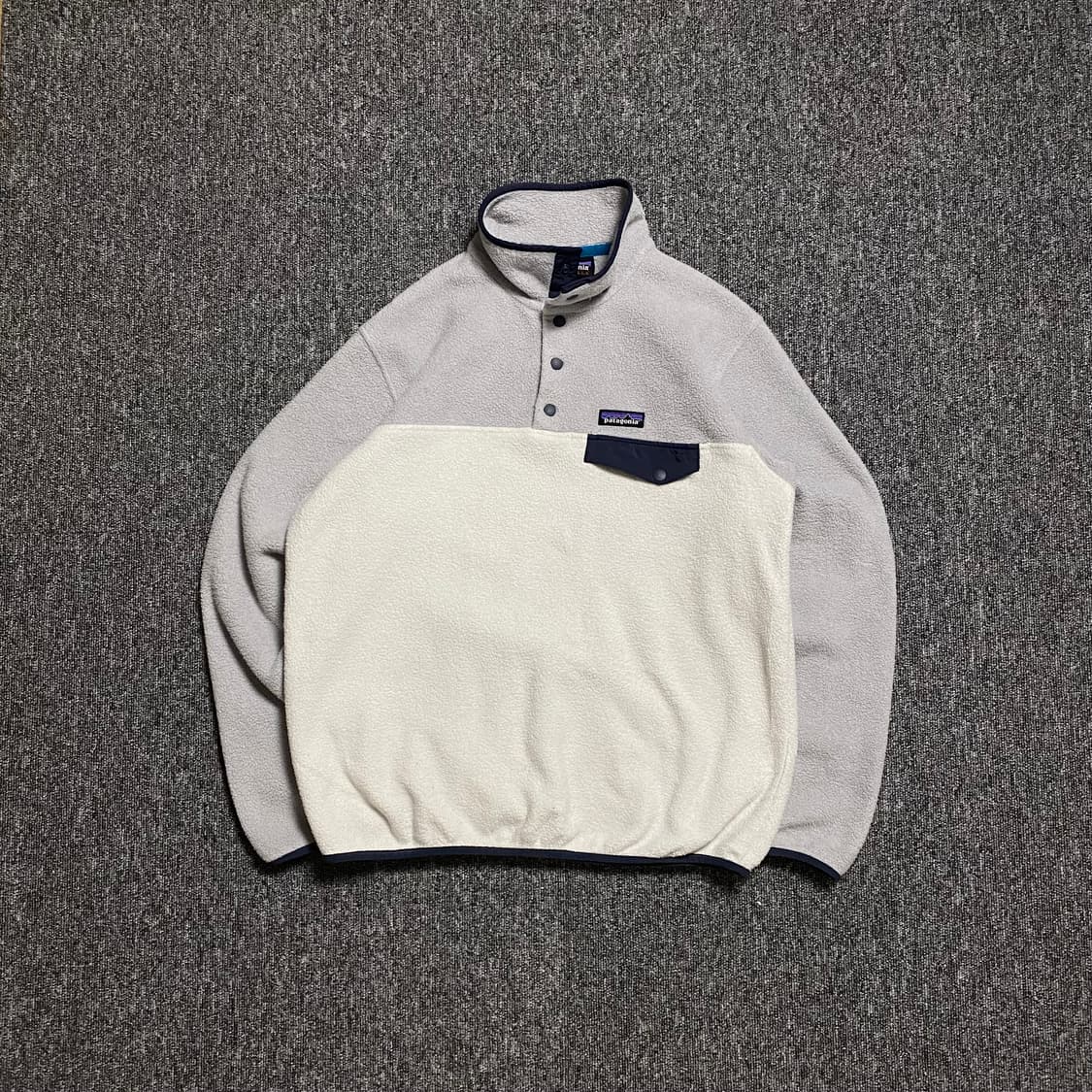 🌊Patagonia Synchilla grey/ivory 상품이미지2