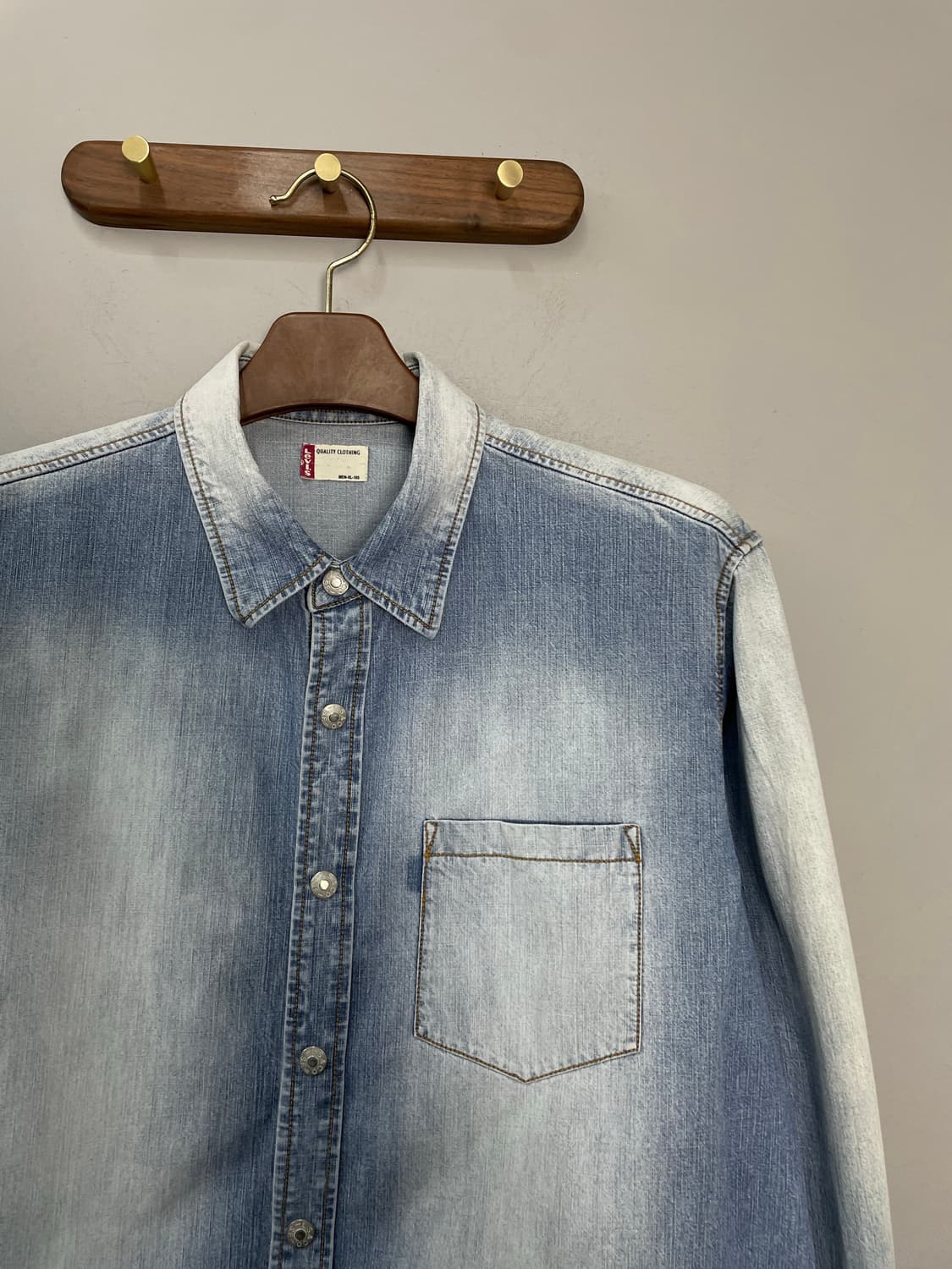 리바이스 워싱 데님 셔츠 H2194 상품이미지3