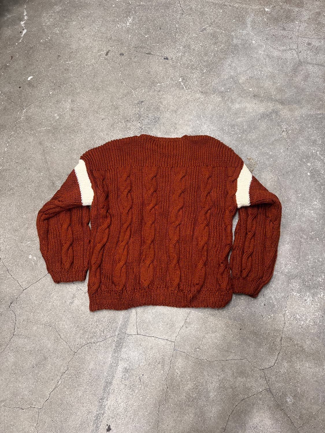 핸드메이드 빈티지 케이블 니트  상품이미지3