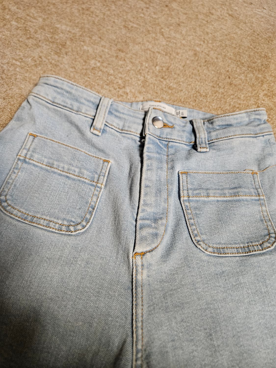 앤아더스토리즈 연청 와이드 데님 상품이미지2